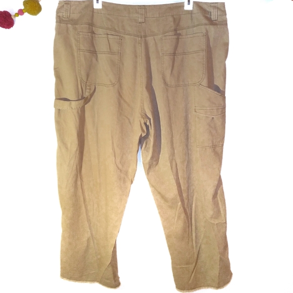 ASOS Plus Khaki Carpenter Pants NWT 22 - Picture 4 of 9